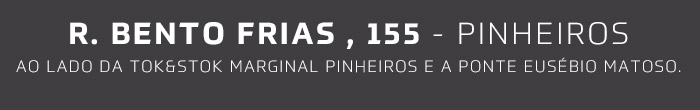 Rua Bento Frias, 155 - Pinheiros