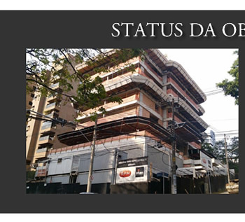 Estado da obra em outubro de 2013