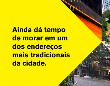 Ainda da tempo de morar em um dos endereços mais tradicionais da cidade.