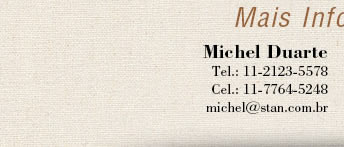 Mais Informações: Michel Duarte - 11.21235578/11.77645248