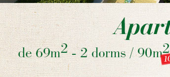 Apartamentos de 69m, 90m(vendido) e cobertura