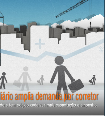 Alta no mercado imobiliario aumenta demanda por corretor