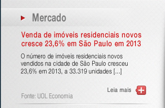 Venda de imoveis novos cresce 23,6% em São Paulo