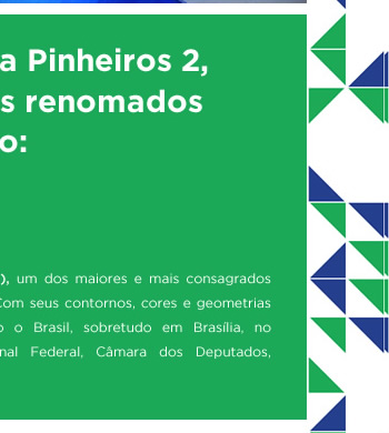 Arte Arquitetura Pinheiros 2 conta com os mais renomados profissionais, como: