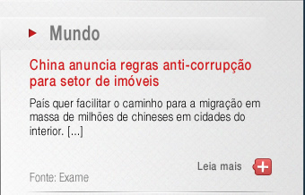 China anuncia regras anti-corrupção para setor de imóveis