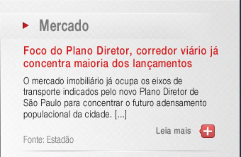 Foco do Plano Diretor, corredor viário já concentra maioria dos lançamentos