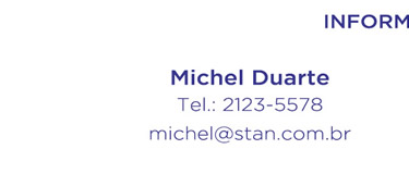 Info: Michel Duarte; 2123-5578