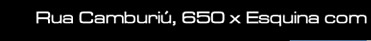 Rua Camburiú, 650 x Esquina com a Rua Cerro Corá - Alto da Lapa