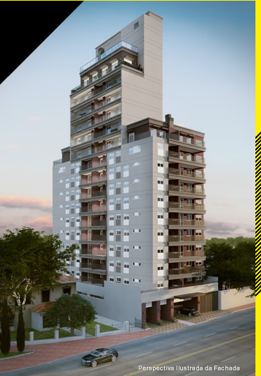Perspectiva Ilustrada da Fachada