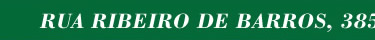 RUA RIBEIRO DE BARROS, 385 X RUA MIRANDA DE AZEVEDO
