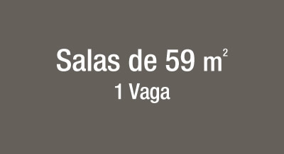 Salas de 59 m2 - 1 Vaga