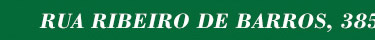 Rua Ribeiro de Barros, 385 x Rua Miranda de Azevedo