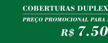 Coberturas Duplex com 120m2 ou 155m2