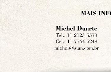 Mais info: Michel Duarte 2123-5578