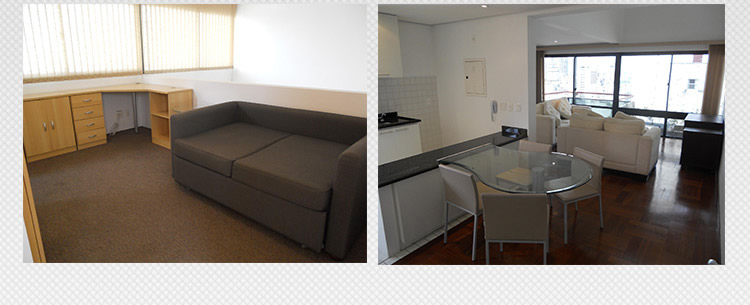 90 metros quadrados - 2 suites