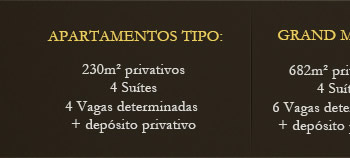 Aptos Tipo, Grand Maison e Grand Duplex