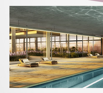 Perspectiva Ilustrada da picina coberta