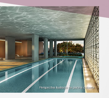 Perspectiva Ilustrada da picina coberta