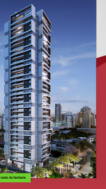 Perspectiva ilustrada da fachada