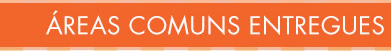 Áreas comuns entregues equipadas e decoradas