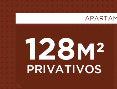 Apartamento de: 128m² - Privativos