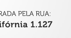 Entrada pela rua: Califórnia 1.127