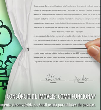 Uma modalidade de auto-financiamento desenvolvida no Brasil usada por milhões de pessoas