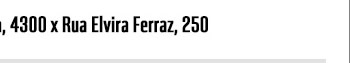 Endereço: Av. Faria Lima, 4300