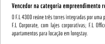 Vencedor na categoria empreendimento residencial e comercial