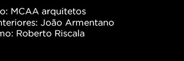 Projeto Arquitetonico: MCAA arquitetos