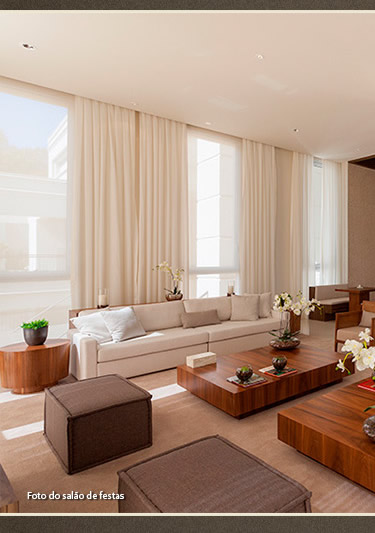 Foto do salão de festas