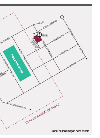 Croqui de localização sem escala