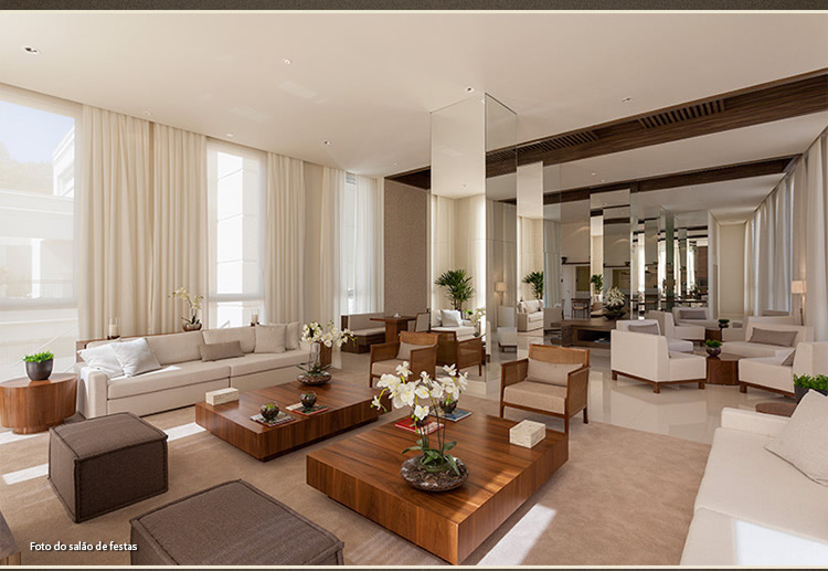 Foto do salão de festas