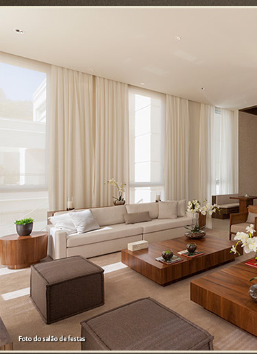 Foto do salão de festas