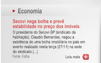 Secovi nega bolha e prevê estabilidade no preço dos imóveis