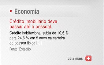 Crédito Imobiliário deve passar até o pessoal