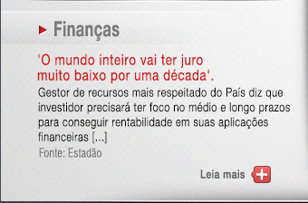 O mundo inteiro vai ter juro muito abaixo por uma década