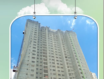 Foto da obra em dez de 2012. Previsão de entrega em dez de 2013