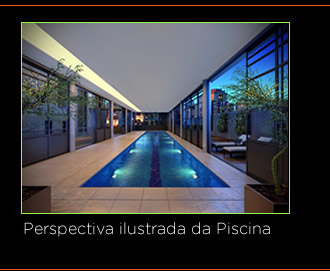 Perspectiva Ilustrada da Piscina
