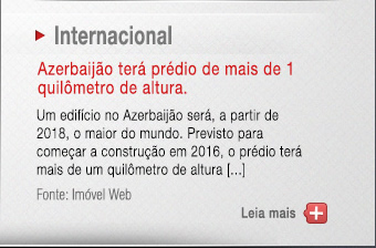 Azerbaijão terá prédio de mais de 1 quilômetro de altura