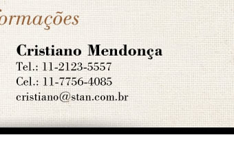 Mais Informações: Cristiano Mendonça
