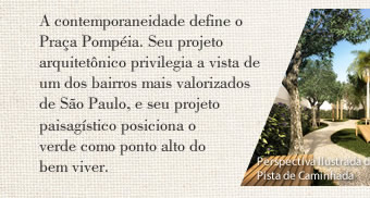 Perspectiva Ilustrada da Pista de Caminhada.