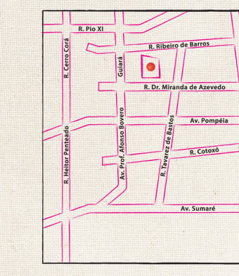 Mapa de Localização sem escala