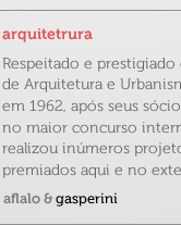 Arquitetura: Aflalo e Gasperini