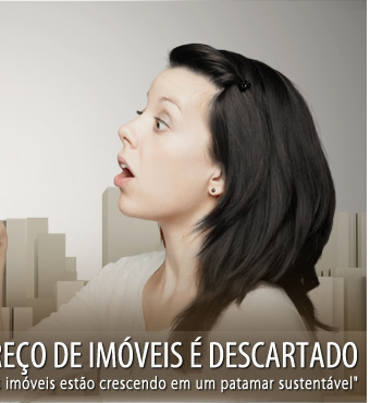 Sinal de bolha em preços de Imóveis é descartado.