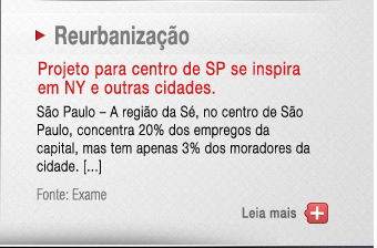 Projeto para centro de SP se inspira em NY e outras cidades