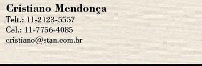 Contato Cristiano Mendonça