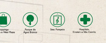 Diferenciais Praça Pompéia