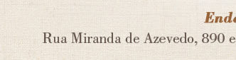 Rua Miranda de Azevedo, 890 e Rua Ribeiro de Barros - Pompéia