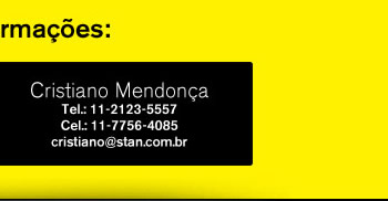 Mais Informações: Cristiano Mendonça